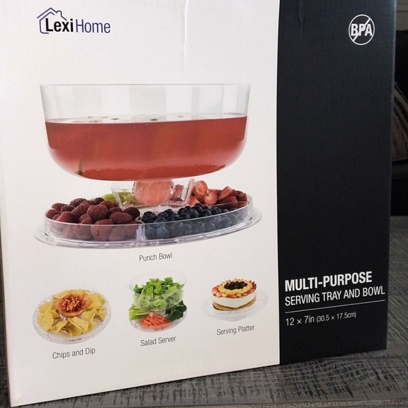 MULTI-PURPOSE SERVONG TRAY AND BOWL. - Picture 2 of 9